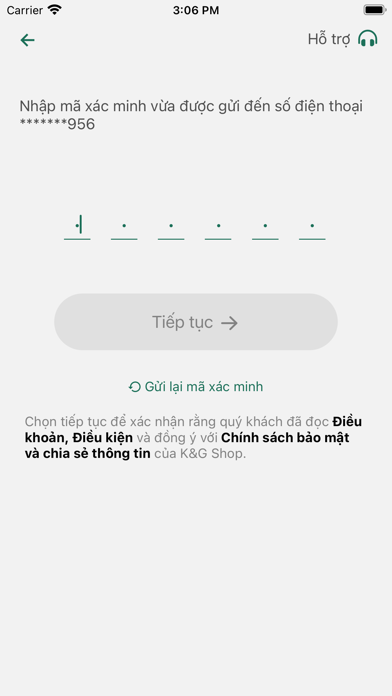 K&G Shop Screenshot