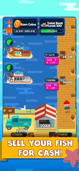 Game screenshot Idle Fishing Story mod apk