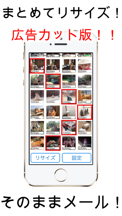 複数の写真/画像をまとめてリサイズ＋-一括... screenshot1