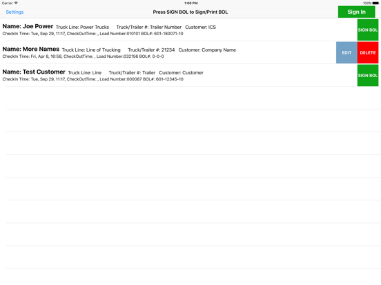 Screenshot #4 pour Checkin BOL
