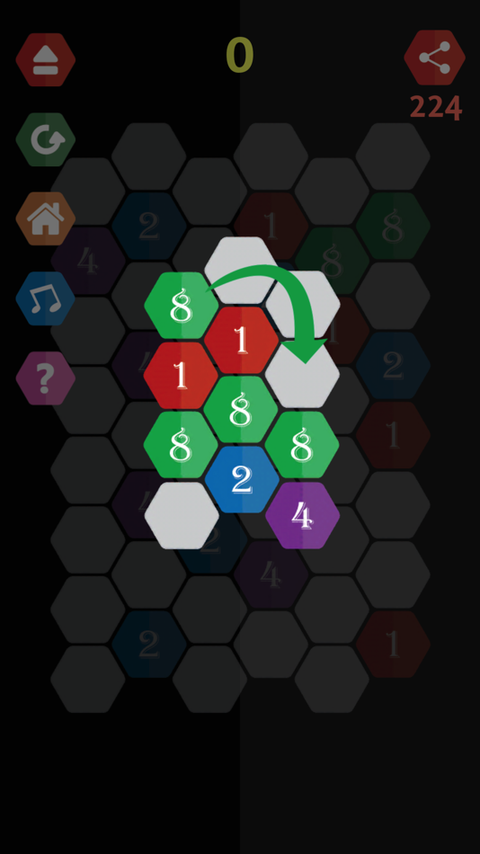 #2. Connect Cells - Hexa Puzzle (iOS) 由: Vu Trung