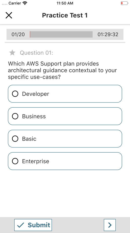 #4. AWS CLF-C01 Certification Exam (iOS) 由: Waltsoft Inc