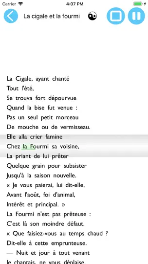 Capture d'écran de Lecture sur iPhone 1