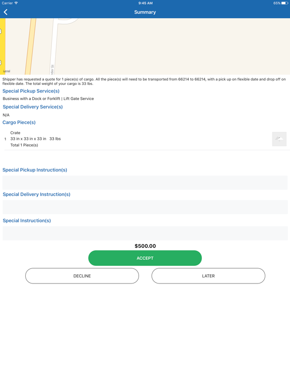 NET Quote iPad screenshot 5 - Business app