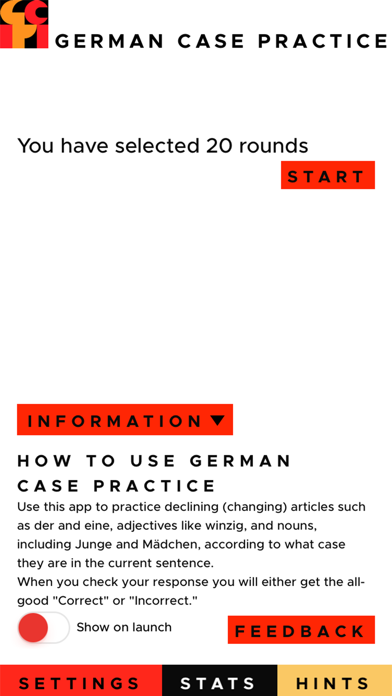 Screenshot #1 pour German Case Practice