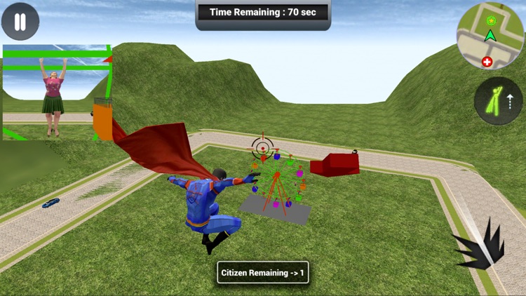 Flying Superhero Rope Power