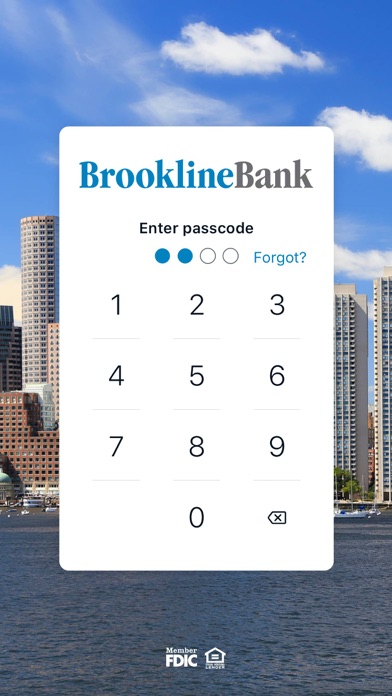 Brookline Bank Mobile Screenshot