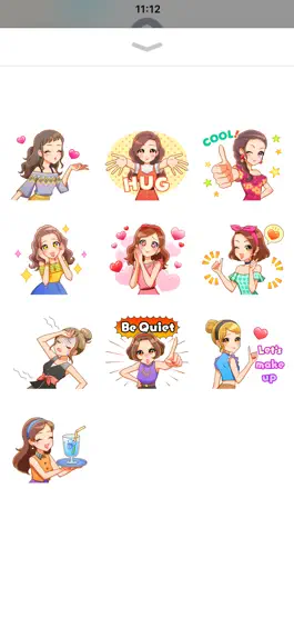 Game screenshot Fashionable Girls3 Sticker hack