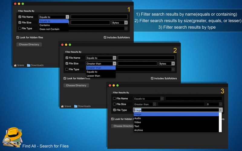 Screenshot #1 pour Find All - Search for Files