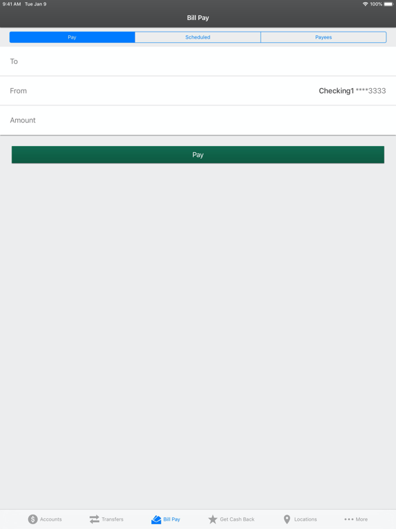 Educators Credit Union iPad screenshot 5 - Finance app