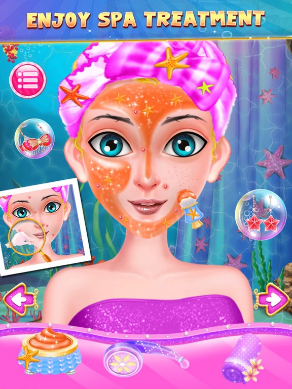Screenshot #4 pour Mermaid Beauty Salon Dress Up