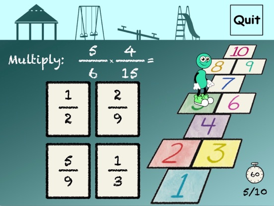 Screenshot #6 pour Hopscotch - Multiply Fractions