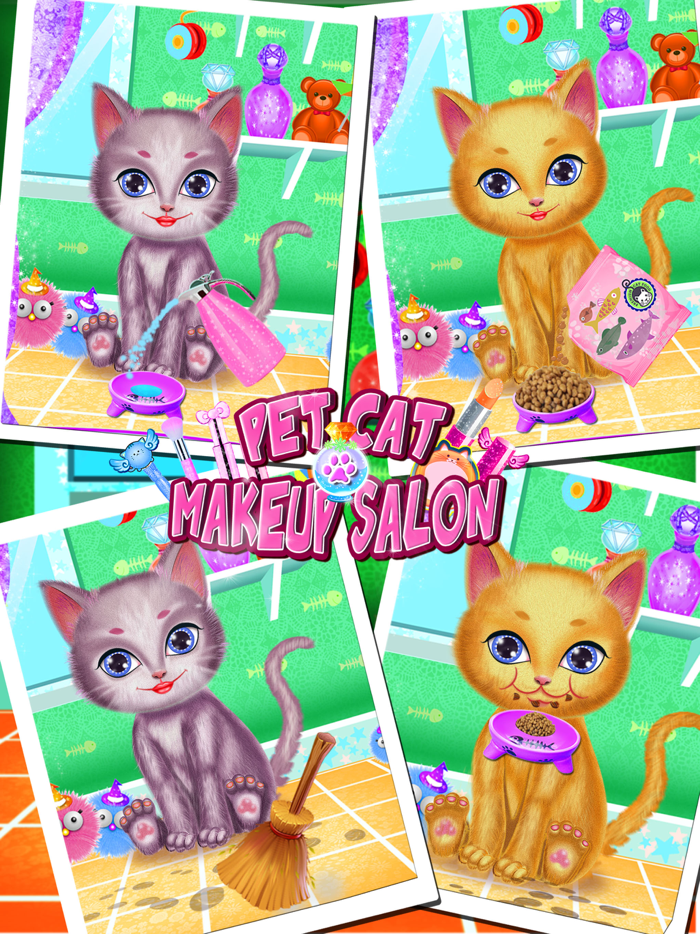 Pet Cat Makeup Salon-Girl Game