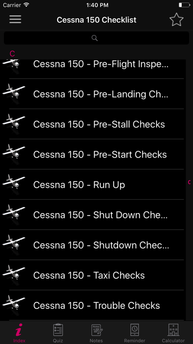 Screenshot #3 pour Cessna 150 Checklist