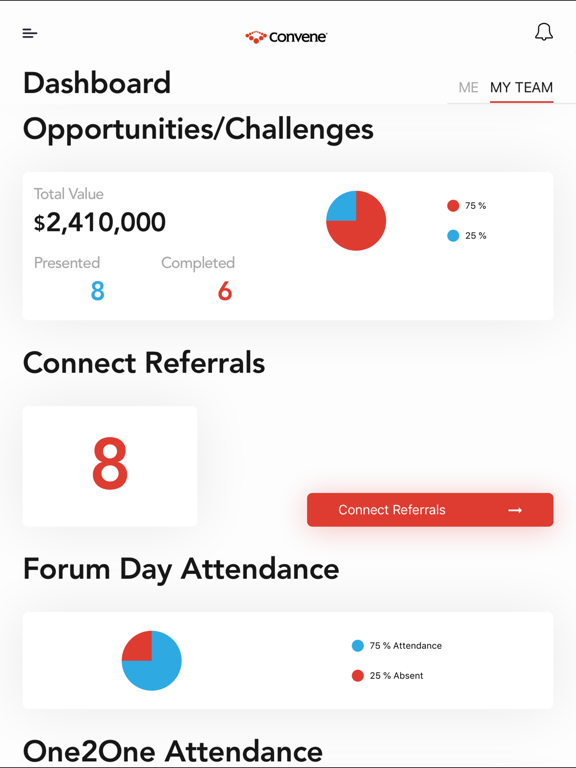 Convene Now iPad screenshot 1 - Business app