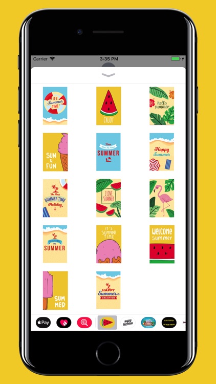Summer - Stickers Cards