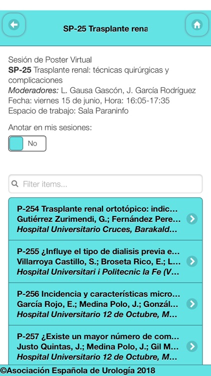 LXXXIII Congreso de Urología screenshot-3