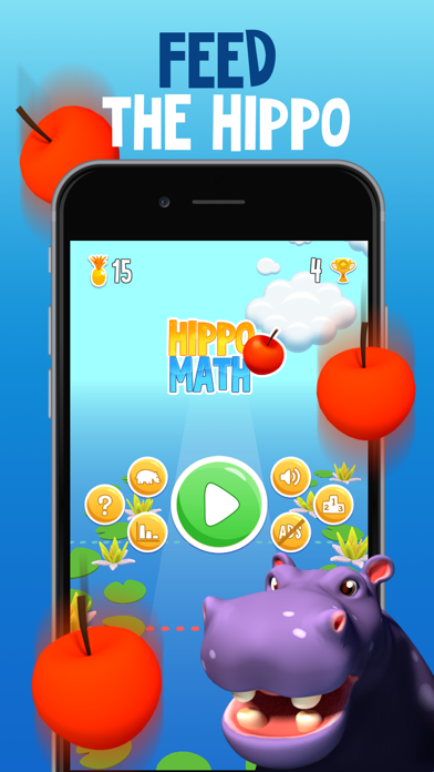 Hippo Math - 脳トレーニング - ARゲームのおすすめ画像1