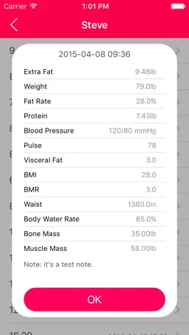 Game screenshot XFat - fat & weight tracker hack