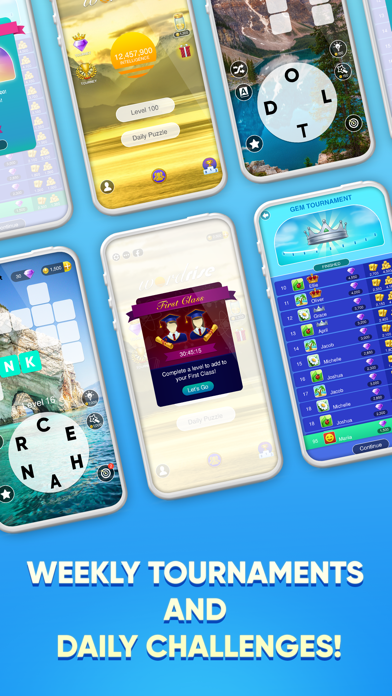 WordRise Live Word Tournaments Screenshot