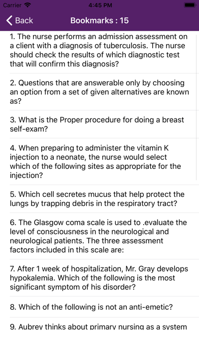 Nclex-RN Mock 10000 Questions iPhone screenshot 7 - Education app