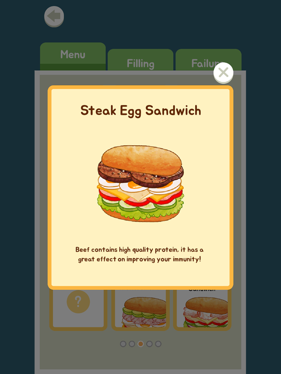 Fill Me Up Sandwich iPad screenshot