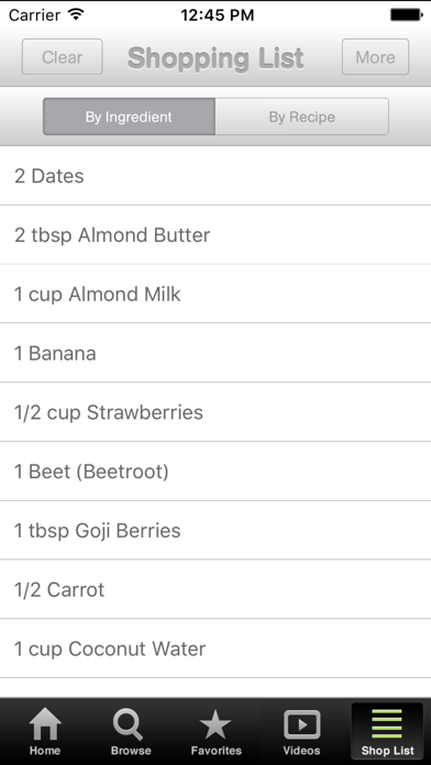 101 Smoothie Recipes Screenshot