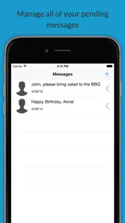 smsclerk: send your text later iphone screenshot 2