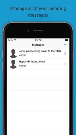 Game screenshot SMSClerk: Send your text later apk