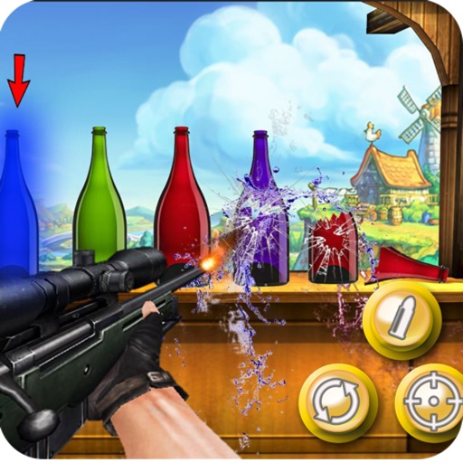 Bottle Shooting: Club Bar Gun icon