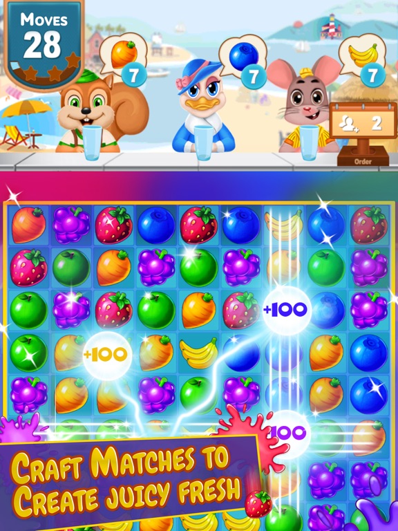 Screenshot #4 pour Fruit Shake - Match 3 Game