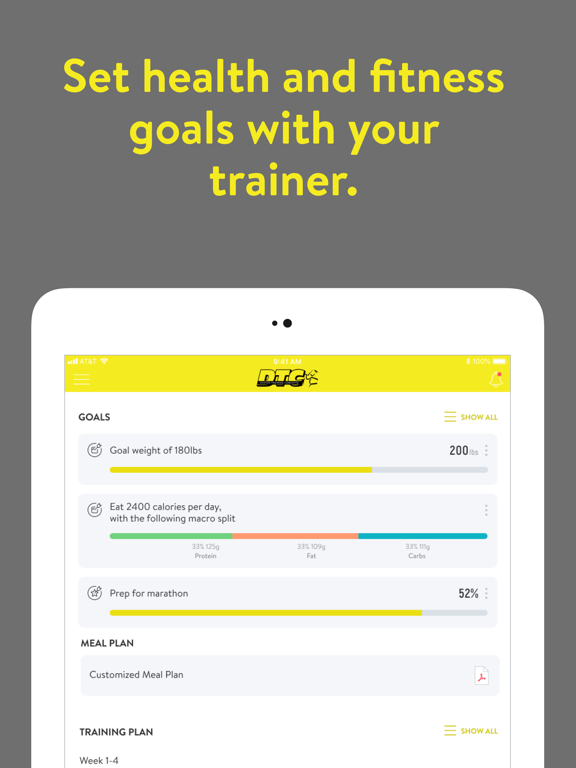 Dexter Training Concepts iPad screenshot 3 - Health & Fitness app