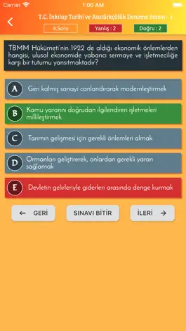 Game screenshot Adaylık Kaldırma Sınavı 2021 apk