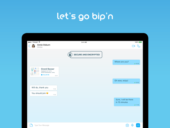 Screenshot #4 pour BiP - Messenger, Video Call