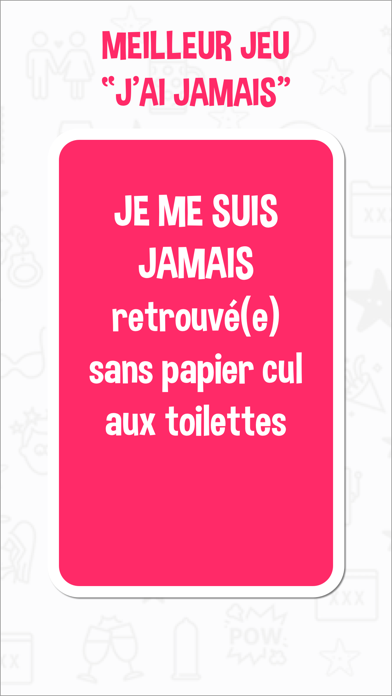 Screenshot #1 pour J'ai Jamais · HOT