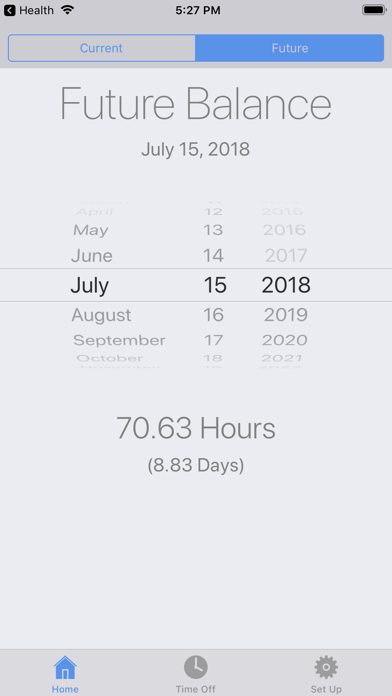 Screenshot #2 pour Time Off Tracker