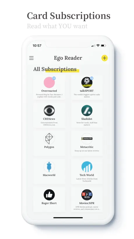 Ego Reader - RSS Reader