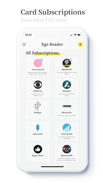 Ego Reader - RSS Reader