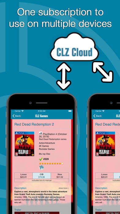 CLZ Games: Video Game Database Screenshot