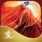 Journey of Love oracle app features vibrant hues and stunning mystical depiction of feminine and natural beauty in 70 paintings by visionary artist Rassouli