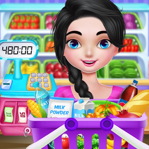 Supermarket Shopping Game Icon