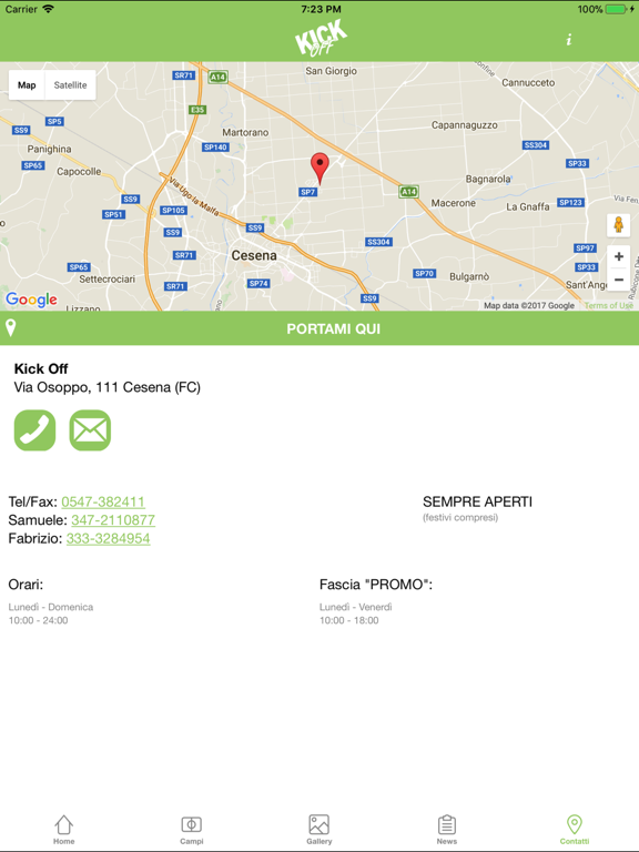 Kick Off iPad screenshot