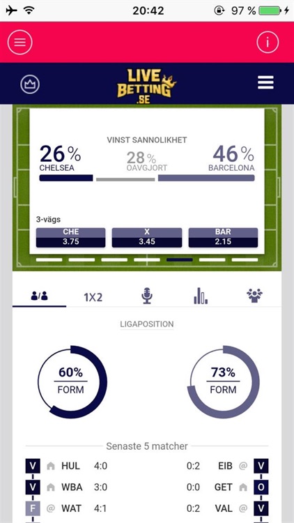 Livebetting.se screenshot-3