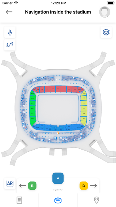 Стадионы iPhone screenshot 4 - Sports app