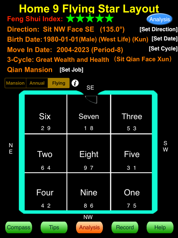 Smart Feng Shui Compass (Lite) iPad screenshot