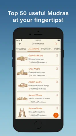 Game screenshot Daily Mudras (Yoga) apk