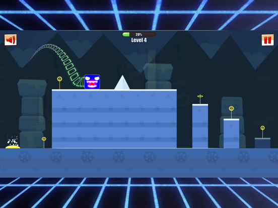 Square Dash GeoMetry jump fast iPad screenshot