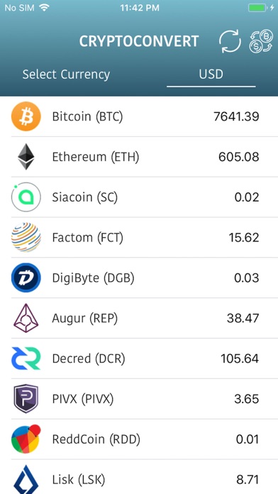 Screenshot #2 pour CryptoConvert
