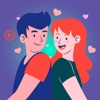 Animated Cute Couple Love icon