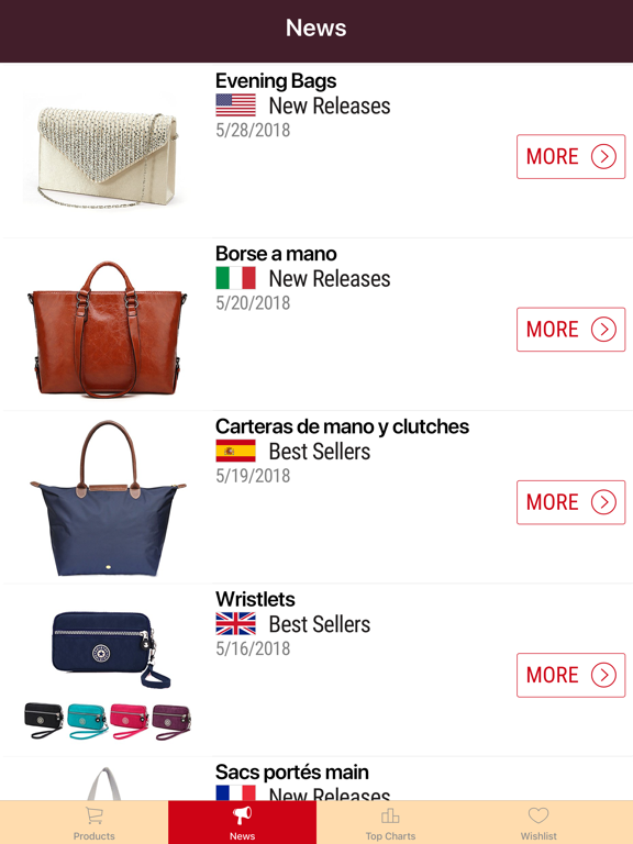 Handbags Avenue iPad screenshot 4 - Shopping app